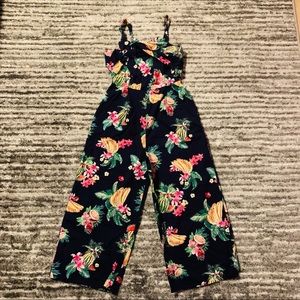 Navy ZARA Hawaiian Jumpsuit 🌺
